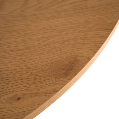 Стол MEBEL ELITE LAUREN 60X60 Дуб золотой/белый реальная фотография