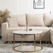 Журнальный столик CLIFF MAX MEBEL ELITE 80x80 Белый мрамор