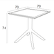Стіл Siesta Onto Paris Table 70 Taupe