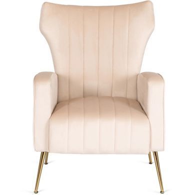 Кресло мягкое DIANA Velvet MEBEL ELITE Беж