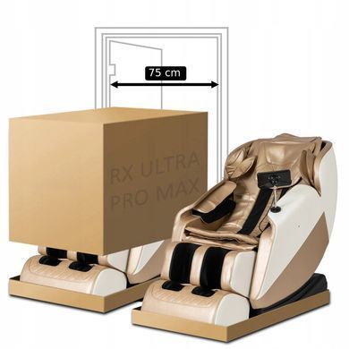 Масажне крісло MEBEL ELITE RX ULTRA PRO MAX екошкіра бежевий