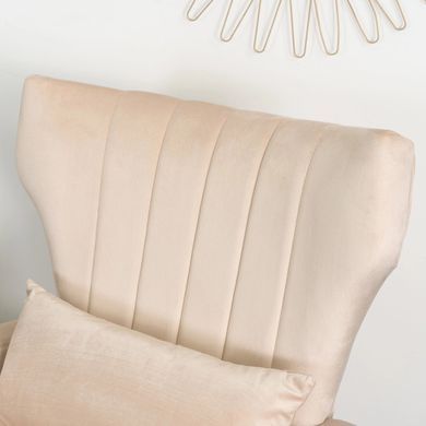 Кресло мягкое DIANA Velvet MEBEL ELITE Беж