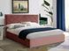 Кровать MAGIA II Velvet Signal 160x200 Антично Розовый реальная фотография