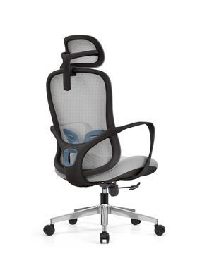 Комп'ютерне крісло Butterfly Light Grey Ergomix Сірий жива фотографія