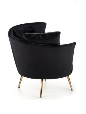 Кресло ALMOND Velvet Halmar Черный
