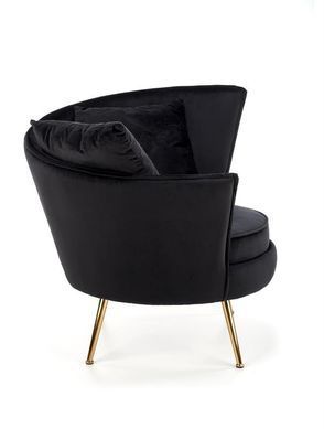 Кресло ALMOND Velvet Halmar Черный