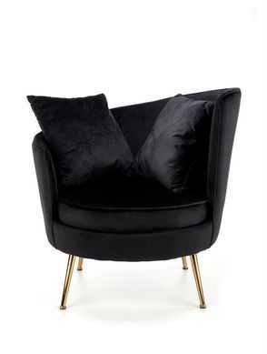 Кресло ALMOND Velvet Halmar Черный