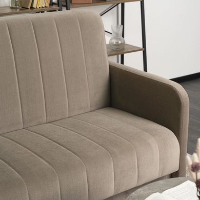 Диван розкладний MEBEL ELITE PORTO 198 см Беж