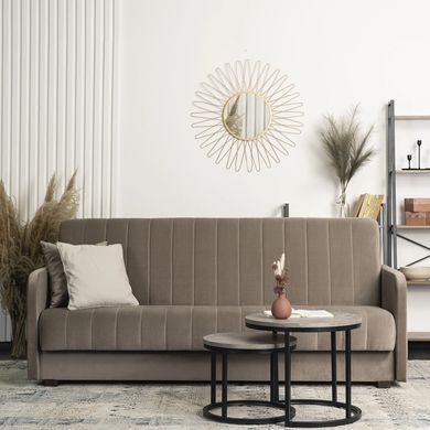 Диван розкладний MEBEL ELITE PORTO 198 см Беж