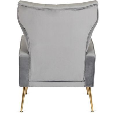 Кресло мягкое DIANA Velvet MEBEL ELITE Серый