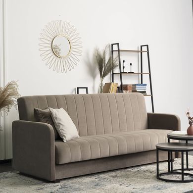 Диван розкладний MEBEL ELITE PORTO 198 см Беж