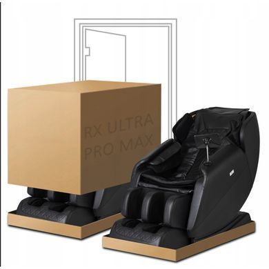 Масажне крісло MEBEL ELITE RX ULTRA PRO MAX екошкіра чорний