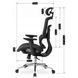 Стул офисный поворотный MEBEL ELITE ROMEO Черный