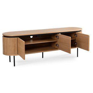 ТВ Тумба MEBEL ELITE MARISSA MAXI 160 Дуб реальная фотография