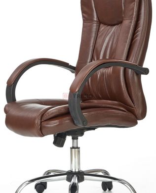 Комп'ютерне крісло RELAX Halmar Темно-коричневе жива фотографія