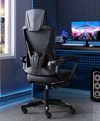 Компьютерное кресло S-208 Intarsio Черный реальная фотография
