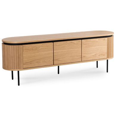 ТВ Тумба MEBEL ELITE MARISSA MAXI 160 Дуб жива фотографія