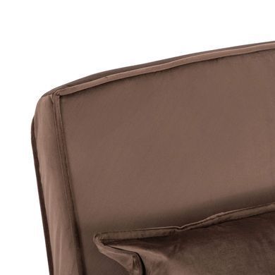 Кресло раскладное MEBEL ELITE BART Velvet&nbsp;Коричневый