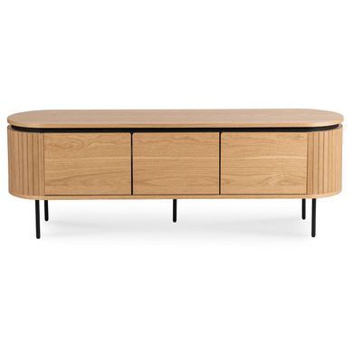 ТВ Тумба MEBEL ELITE MARISSA MAXI 160 Дуб жива фотографія