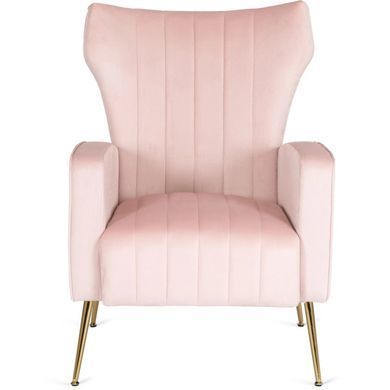 Крісло м'яке DIANA Velvet MEBEL ELITE Рожевий