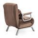 Кресло раскладное MEBEL ELITE BART Velvet&nbsp;Коричневый