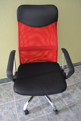 Комп'ютерне крісло Q-025 Signal Червоний жива фотографія