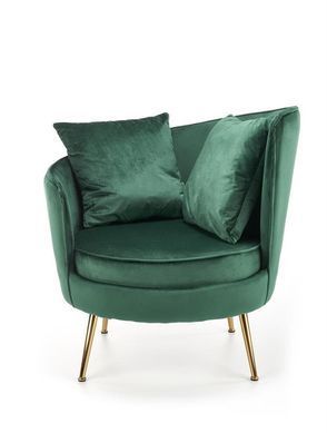 Кресло ALMOND Velvet Halmar Зеленый