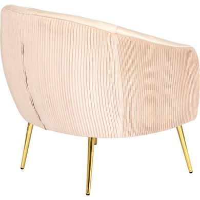 Кресло мягкое STELLA Velvet MEBEL ELITE Беж