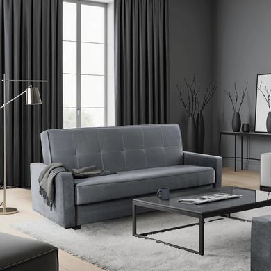 Набор из 2х раскладных диванов MEBEL ELITE ALUNA 212 см Серый