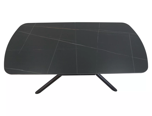 Стіл Розкладний VECTOR CERAMIC Signal 160(200)x90 Чорний/ Чорний Мат жива фотографія
