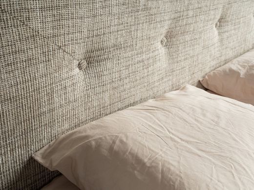 Ліжко (з подвійним підйомним механізмом та матрацом) Perfect Home Сара Покет / Sara Pocket 180x200 з м'яким ізголів'ям двоспальне жива фотографія