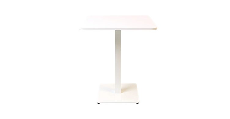Стол TETRA LIGHT Lovko 70x70 Белый/Белый реальная фотография