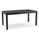 Стол Раскладной обеденный ARGOS MEBEL ELITE 160(210)х90 Темный дуб/черный реальная фотография