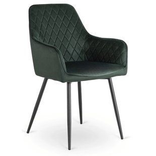Стілець оксамитовий MEBEL ELITE BRESSO Velvet Зелений жива фотографія