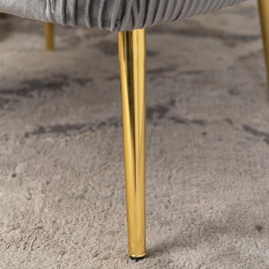 Кресло мягкое STELLA Velvet MEBEL ELITE Серый
