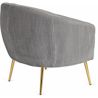 Кресло мягкое STELLA Velvet MEBEL ELITE Серый