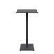 Стол TETRA LIGHT BAR Lovko 60x60 Черный / Черный