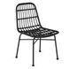 Комплект садовой мебели MEBEL ELITE стол FARGO + 4 стулья WALDI Черный