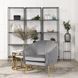 Кресло мягкое STELLA Velvet MEBEL ELITE Серый