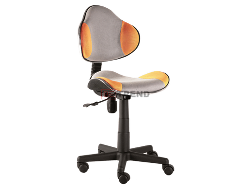 Компьютерное кресло Q-G2 Signal Серый / Оранжевый реальная фотография