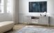 Тумба під телевізор Perfect Home Нова / Nova 1-дверна з 2 ящиками і золотими ніжками RTV154 Сірий жива фотографія