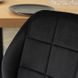 Комплект стіл MEBEL ELITE EDWIN 160(260)х90 см Дуб Золотий / Чорний +6 стільці IRYS Чорний