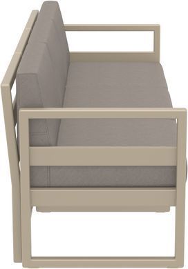Комплект меблів для тераси Siesta Onto Mykonos Lounge Set XL Taupe Бежевий жива фотографія