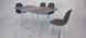 Стол раскладной TM-81 VETRO 120(160)x80 Керамика Айс Грэй
