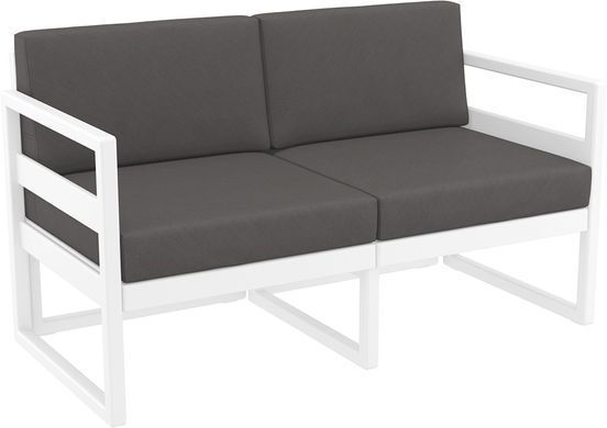 Комплект меблів для тераси Siesta Onto Mykonos Lounge Set White Білий жива фотографія