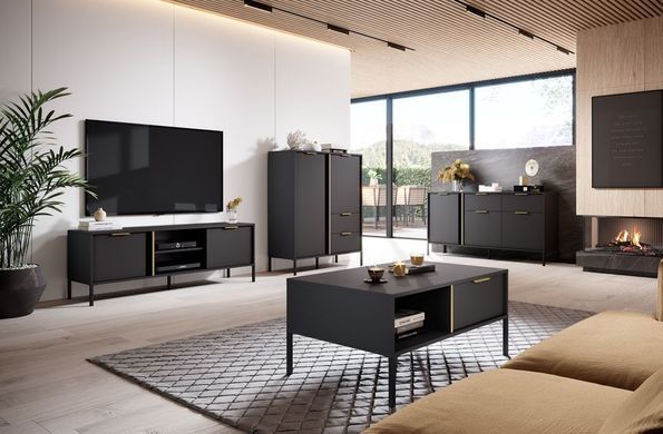 Стол журнальный Perfect Home Ларс / Lars 97 Антрацит реальная фотография