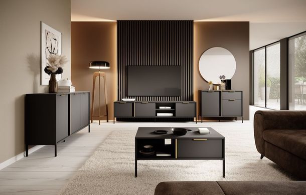 Стол журнальный Perfect Home Ларс / Lars 97 Антрацит реальная фотография