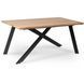 Стол раскладной MEBEL ELITE HAMILTON 160(200)х90 Золотой дуб реальная фотография