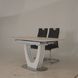 Стол раскладной TML-866 VETRO 130(170)x80 Белый Мрамор