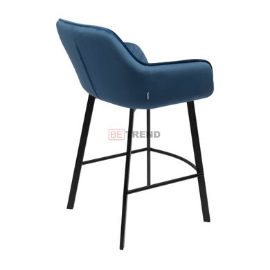 Полубарный стул TOMAS Bjorn Синий реальная фотография